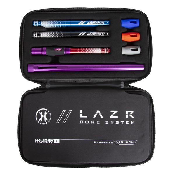 LAZR Barrel Kit - Dust Purple - Colored Inserts - Cocker Threads - Eminent Paintball And Airsoft
