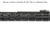 UTG PRO® 3-Slot M-LOK® Picatinny Rail Section, Matte Black - Eminent Paintball And Airsoft