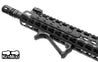 UTG Ultra Slim Angled Foregrip, Keymod, Matte Black - Eminent Paintball And Airsoft