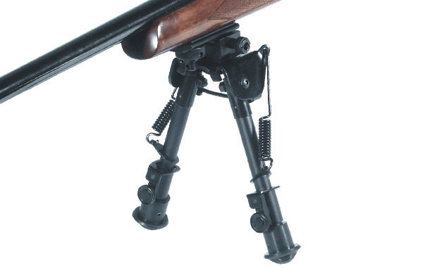 UTG Tactical OP Bipod, Rubber Feet, 6.1"-7.9" Center Height - Eminent Paintball And Airsoft