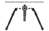 UTG® RECON FLEX® Keymod Bipod, Matte Black, 8.0"-11.8" Center Height - Eminent Paintball And Airsoft