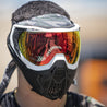 SLR Goggle - Trooper (White/Black/Black) Scorch Lens - Eminent Paintball And Airsoft