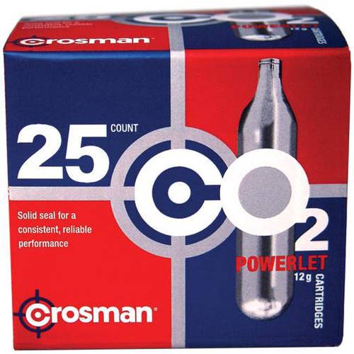 Crosman 12-Gram Powerlet CO2 Cartridges, 25ct - Eminent Paintball And Airsoft