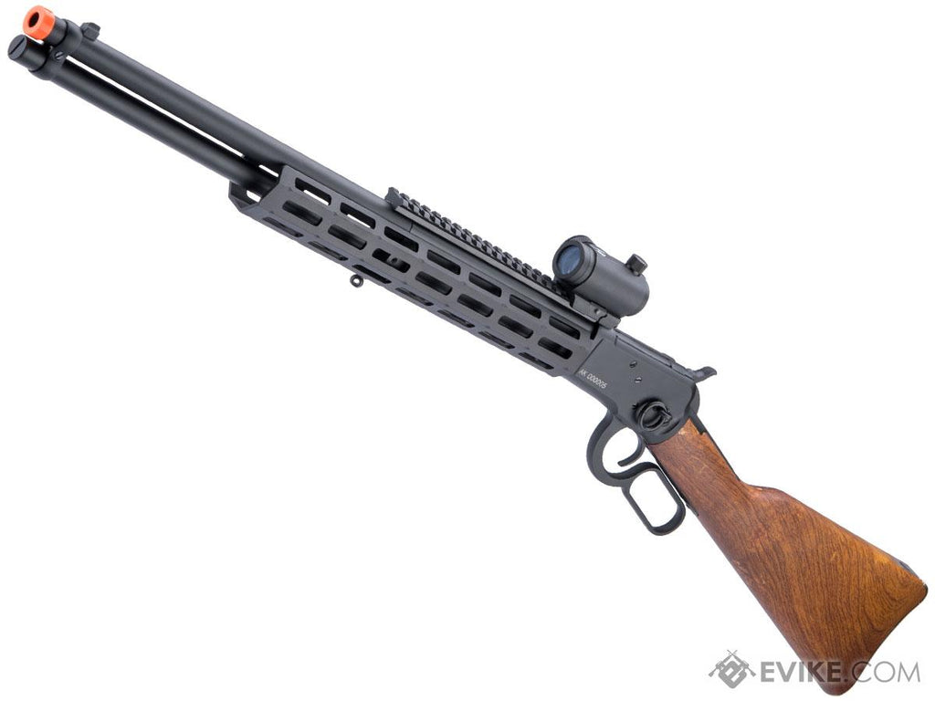 A&K M1892R M-LOK Lever Action Airsoft Gas Rifle (Model: Polymer Stock) - Eminent Paintball And Airsoft