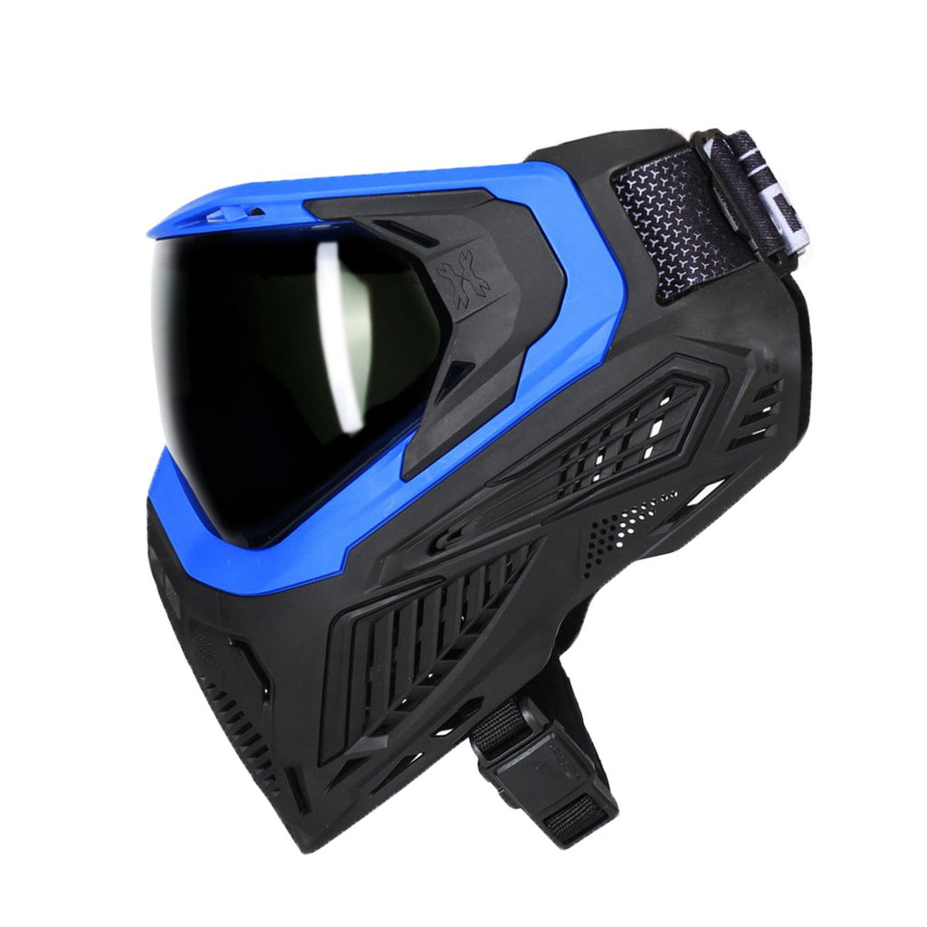 SLR Goggle - Sapphire (Blue/Black/Black) Smoke Lens - Eminent Paintball And Airsoft