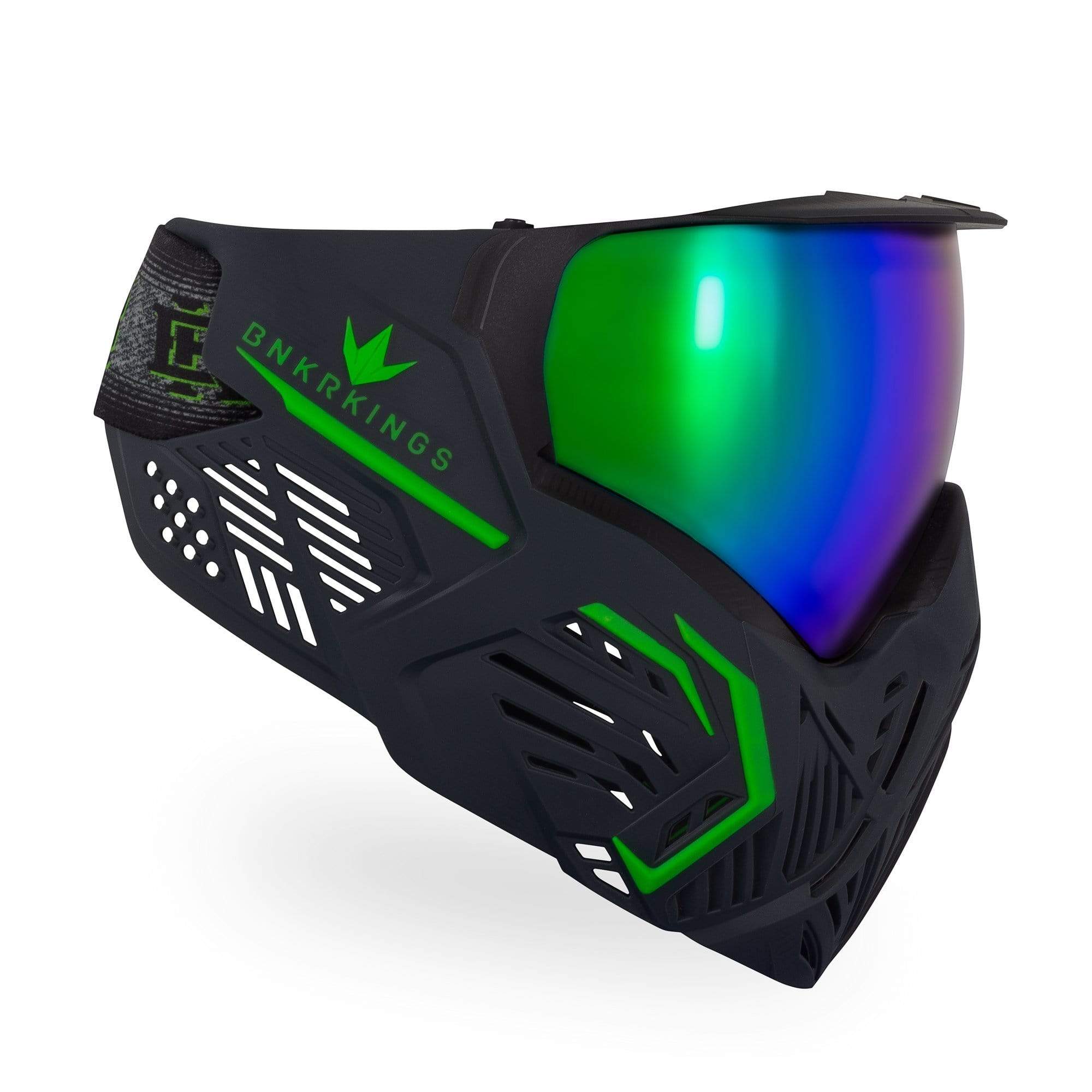 BunkerKings - CMD Goggle - Black Acid - Eminent Paintball And Airsoft
