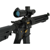 APS ASR-117 "Boar Tactical" 2.0 eSilverEdge 17" KeyMod Airsoft AEG (Color: Black And Gold / RS1 Stock) - Eminent Paintball And Airsoft