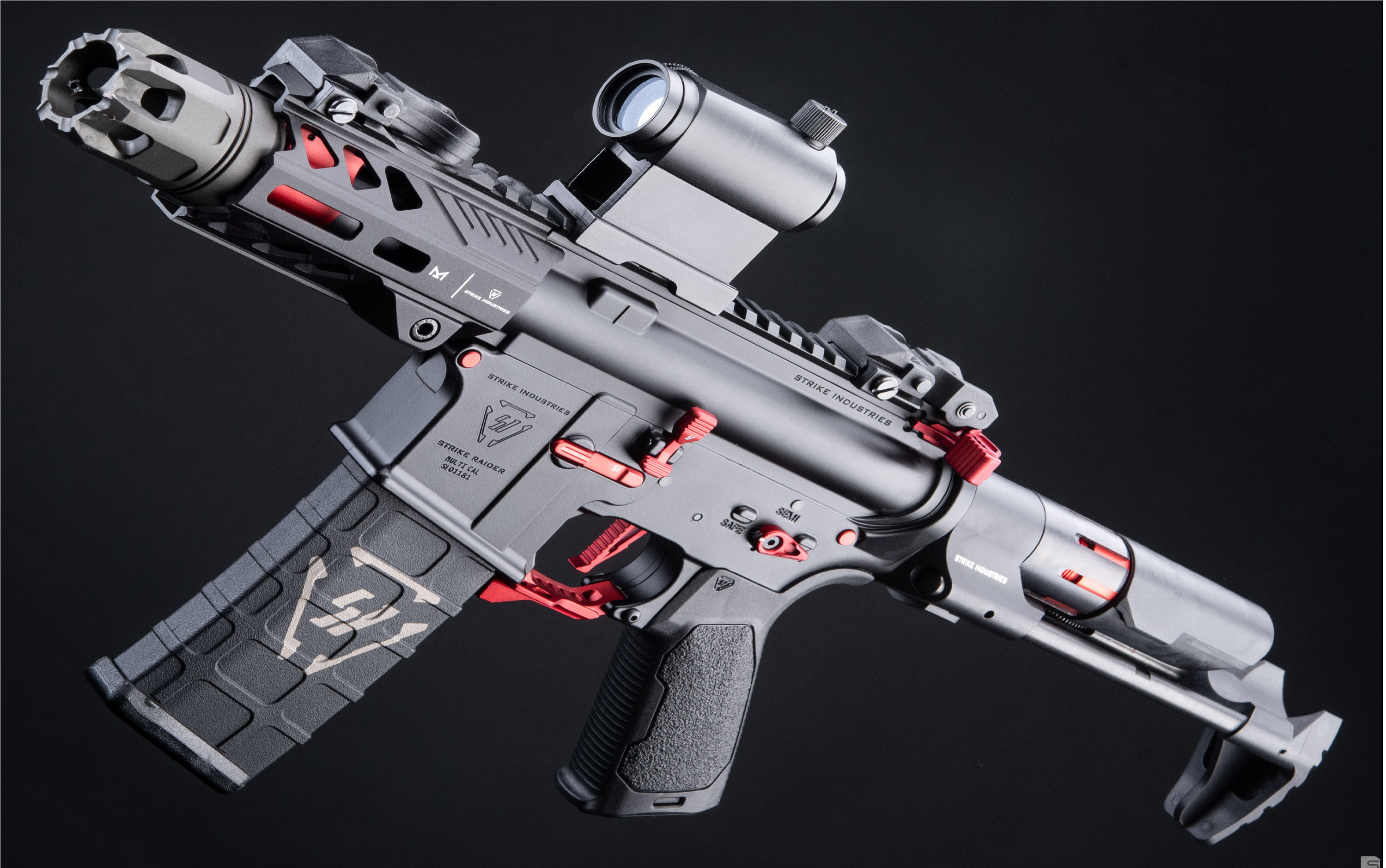 EMG / Strike Industries Licensed Tactical Competition AEG w/ G&P Ver2 - GATE Aster Gearbox (CQB w/ PDW) - Eminent Paintball And Airsoft