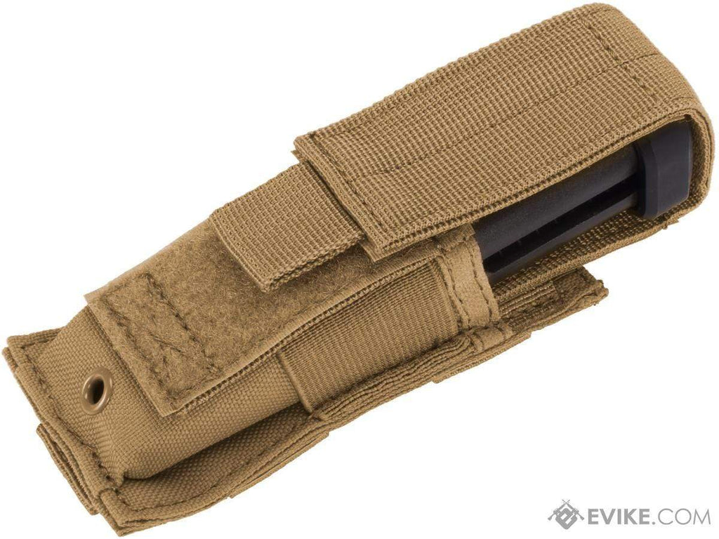 Condor Tactical Pistol Magazine Pouch (Color: Coyote Brown) - Eminent Paintball And Airsoft