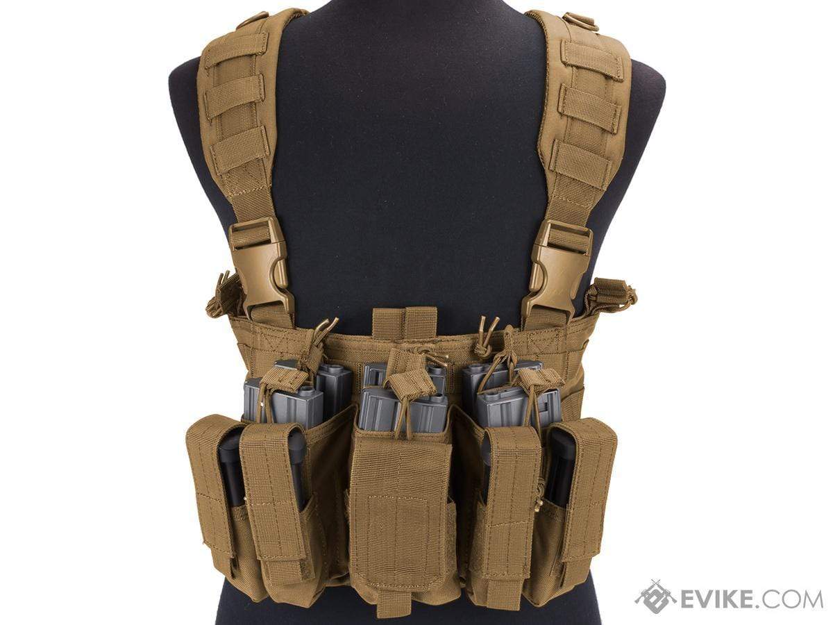 Condor Gen 5 Tactical MOLLE Recon Chest Rig (Color: Coyote) - Eminent Paintball And Airsoft