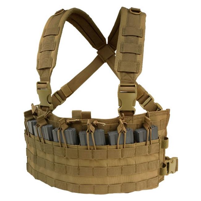 Condor Rapid Assault Chest Rig (Color: Coyote) - Eminent Paintball And Airsoft