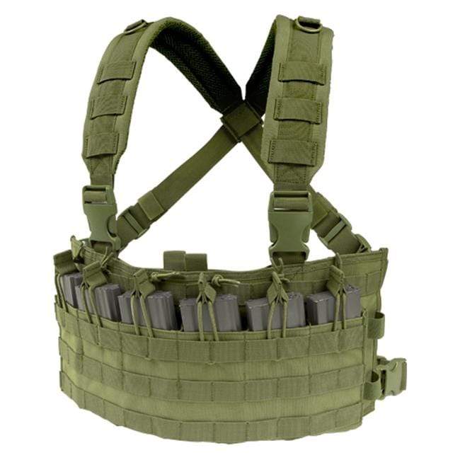Condor Rapid Assault Chest Rig (Color: OD Green) - Eminent Paintball And Airsoft