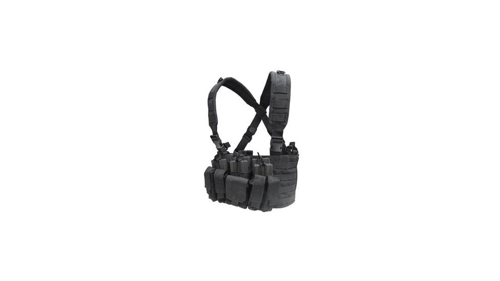 Condor Recon Chest Rig (Color: Black) - Eminent Paintball And Airsoft