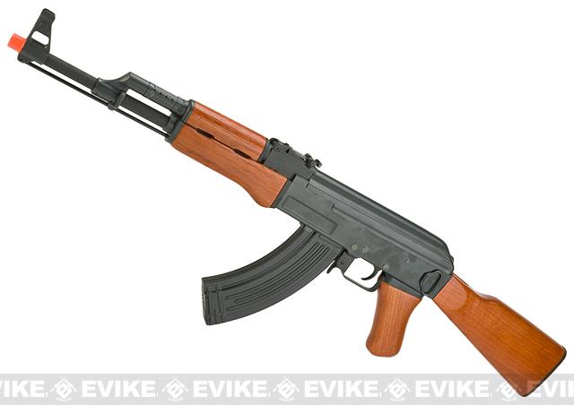 AK47 Advanced Full Metal Real Wood Airsoft AEG w/ Lipo Ready Gearbox by CYMA / Matrix - Eminent Paintball And Airsoft