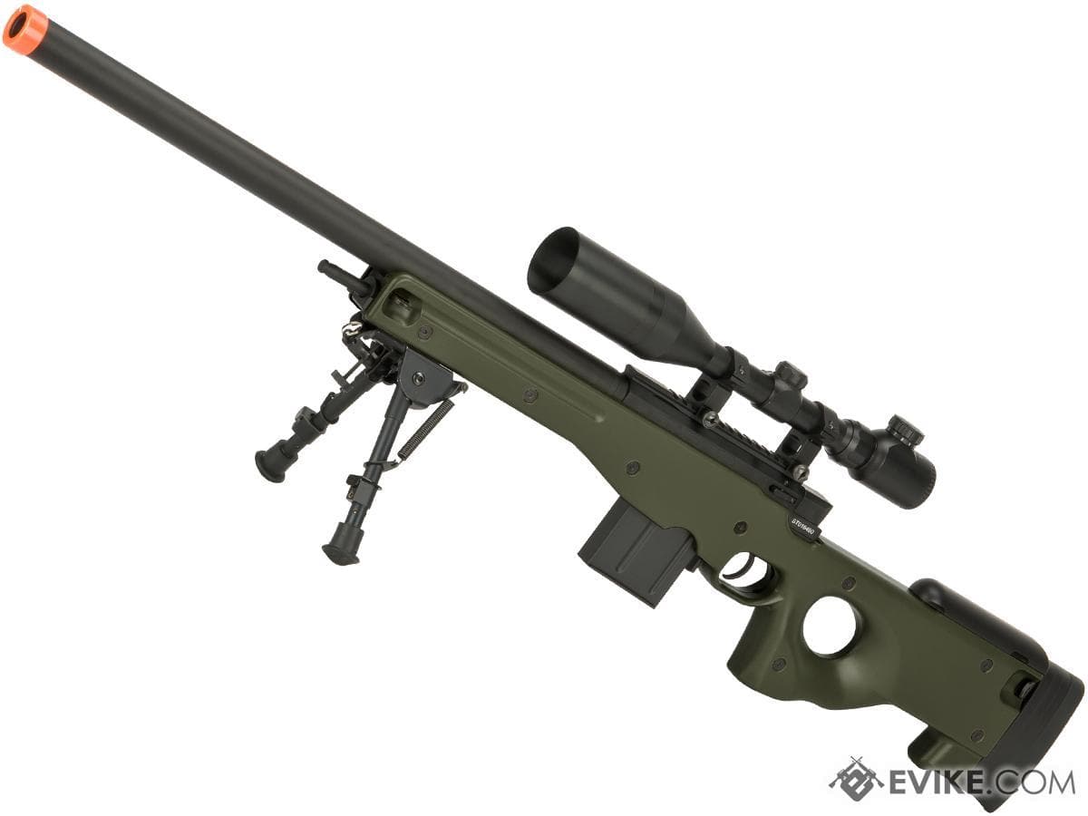 CYMA Advanced L96 Bolt Action High Power Airsoft Sniper Rifle (Color: OD Green) - Eminent Paintball And Airsoft