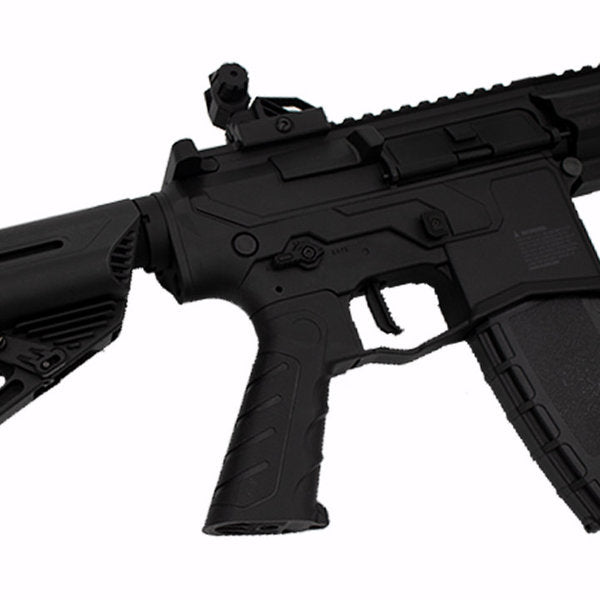 Valken AEG ASL Series Electric Airsoft Gun Package - Mod-M Rifle -  Black/Gray