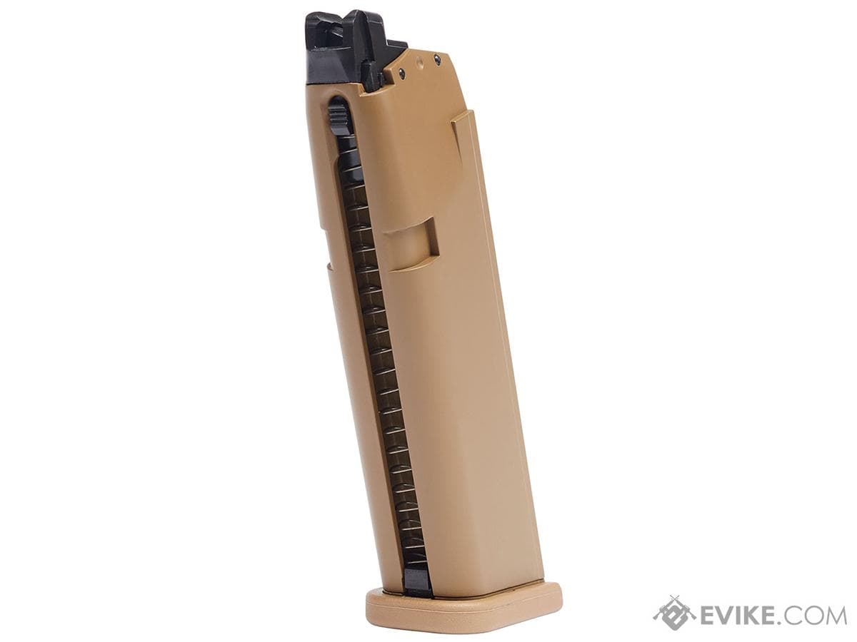 Elite Force 20rd Magazine for GLOCK Licensed G19X Airsoft GBB Pistols (Color: Tan) - Eminent Paintball And Airsoft