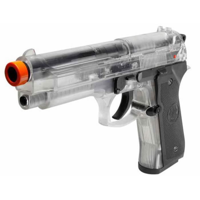 BERETTA 92FS SPRING AIRSOFT - CLEAR - Eminent Paintball And Airsoft