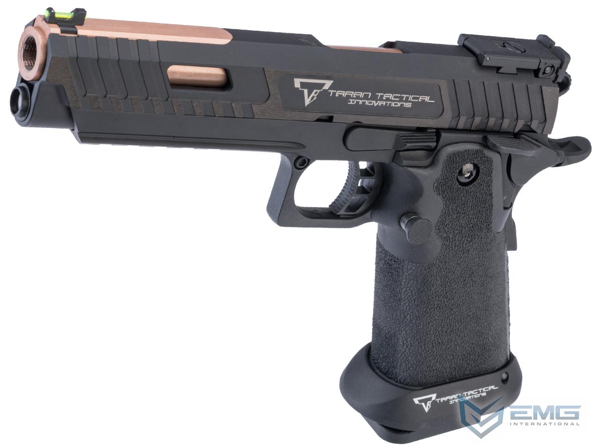 EMG TTI Licensed JW3 2011 Combat Master Airsoft Training Pistol w/ Custom Island Barrel (Model: Green Gas) - Eminent Paintball And Airsoft