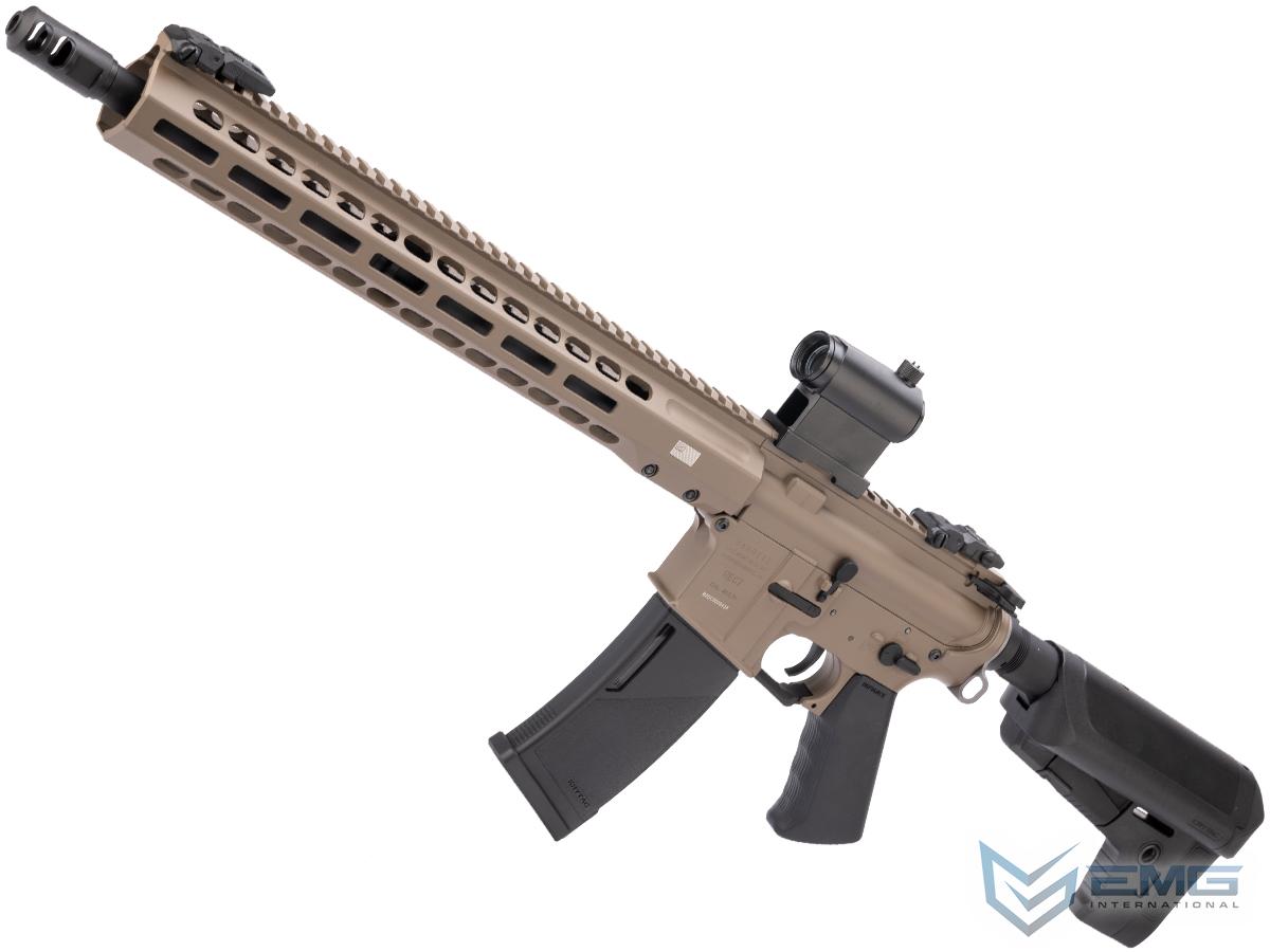 EMG / KRYTAC / BARRETT Firearms REC7 DI AR15 AEG Training Rifle (Length: Carbine / Flat Dark Earth) - Eminent Paintball And Airsoft