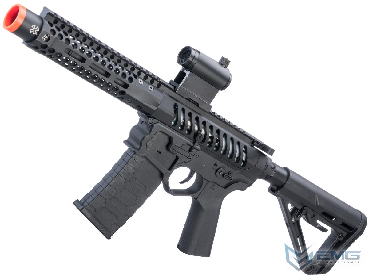 EMG F-1 Firearms PDW AR15 eSilverEdge Airsoft AEG Training Rifle (Model: 3G Style 1 / RS3 / Black) - Eminent Paintball And Airsoft