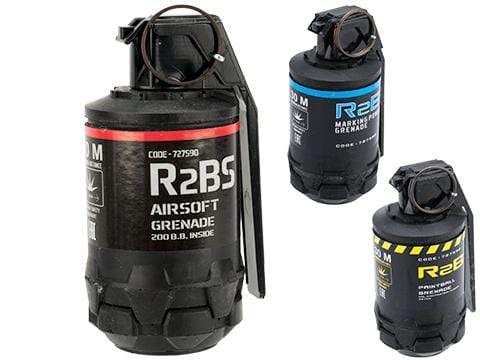 TAGinn R2Bs Airsoft Pyrotechnic Hand Grenade - Eminent Paintball And Airsoft