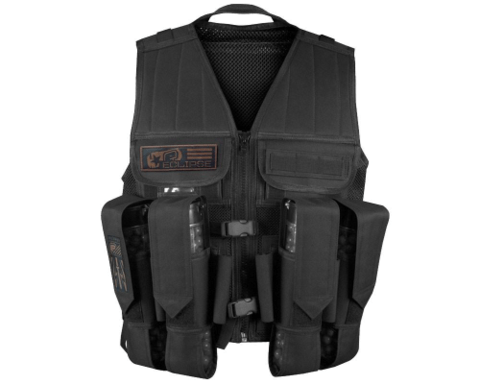 PLANET ECLIPSE TACTICAL LOAD PAINTBALL VEST - BLACK - Eminent Paintball And Airsoft