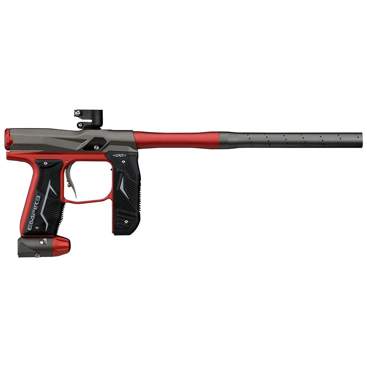 Empire Axe 2.0 Marker - Dust Black / Dust Red - Eminent Paintball And Airsoft