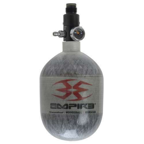 EMPIRE MEGA LITE 48/4500 COMPRESSED AIR PAINTBALL TANK - GREY - Eminent Paintball And Airsoft
