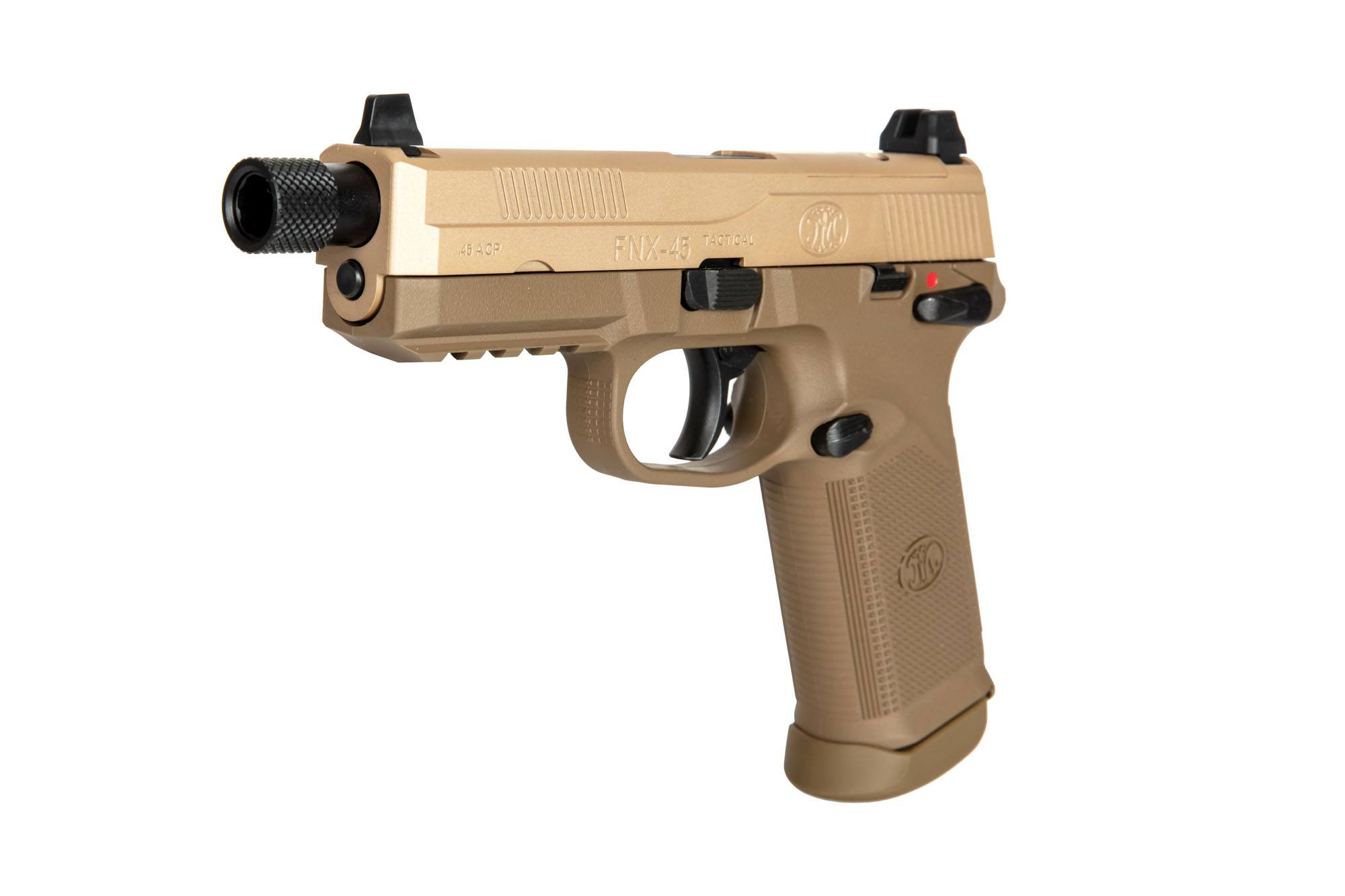 Tokyo Marui FN Herstal Licensed FNX-45 Tactical Airsoft Gas Blowback Pistol - Eminent Paintball And Airsoft