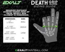DEATH GRIP GLOVE - HALF FINGER - WHITE - Eminent Paintball And Airsoft