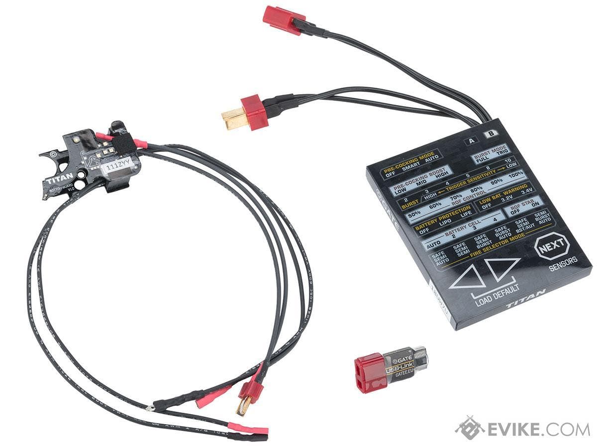Gate TITAN V2 Airsoft Drop-In Programmable MOSFET Module with USB-Link (Model: Front Wired / With Programming Card) - Eminent Paintball And Airsoft