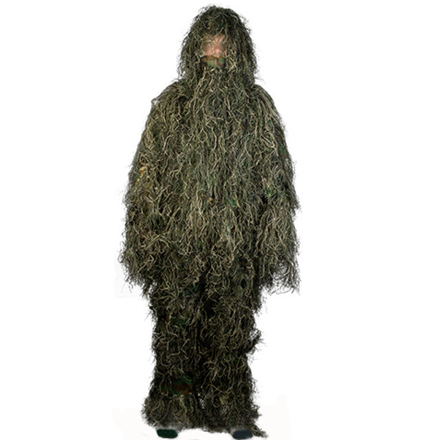 Matrix Full Body 3-Piece Concealment Ghillie Suit Set - Woodland/Green - Eminent Paintball And Airsoft