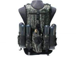 GXG -  DELUXE TACTICAL VEST (DIGI GREEN) - Eminent Paintball And Airsoft