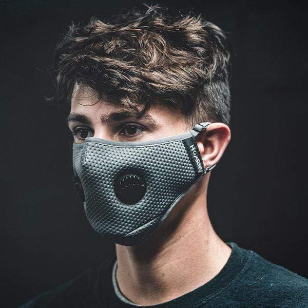FLTRD Air - Grey - Carbon Filtered Face Mask - Eminent Paintball And Airsoft