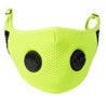 FLTRD Air - Neon Green - Carbon Filtered Face Mask - Eminent Paintball And Airsoft
