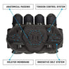 Zero G 2.0 Harness - Black/Black - 3+2+4 - Eminent Paintball And Airsoft