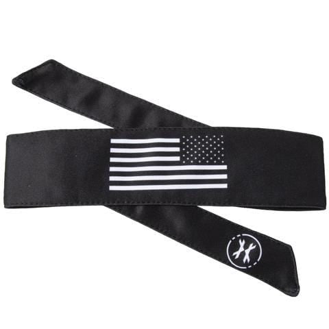 USA Flag Black/White Headband - Eminent Paintball And Airsoft