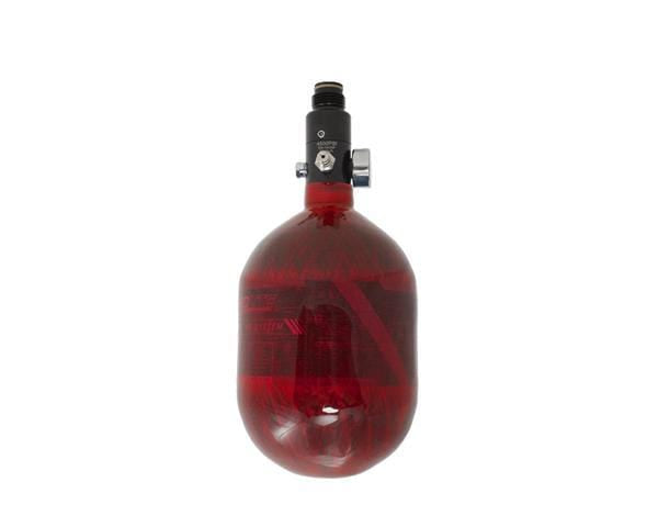 AeroLite Carbon Fiber Tank - 48ci / 4500psi - Red - Eminent Paintball And Airsoft