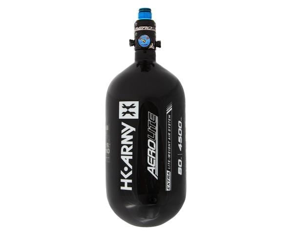 AeroLite "EXTRA LITE" Tank w/ Aerolite2 Pro Reg - 80ci / 4500psi - Black - Eminent Paintball And Airsoft