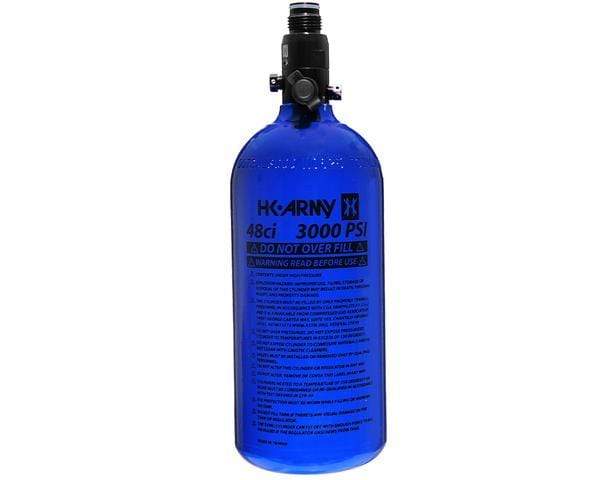  3000psi Aluminum Compressed Air Tank - Blue - Eminent Paintball And Airsoft