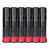 HK High Capacity 165 Round Pods - Black/Red - 6 Pack - Eminent Paintball And Airsoft