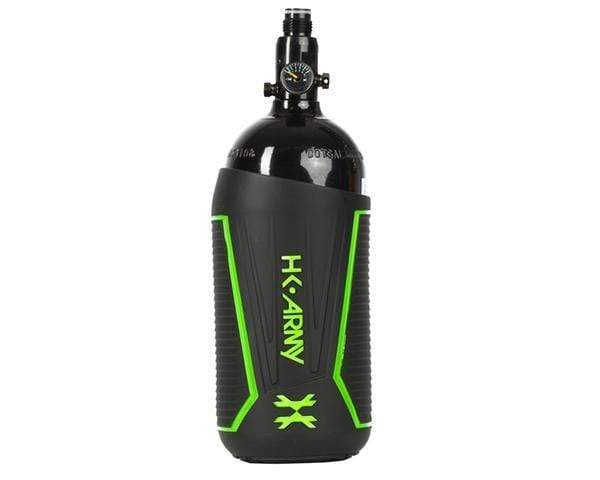 Vice 48ci Tank Cover - Black/Green - Eminent Paintball And Airsoft