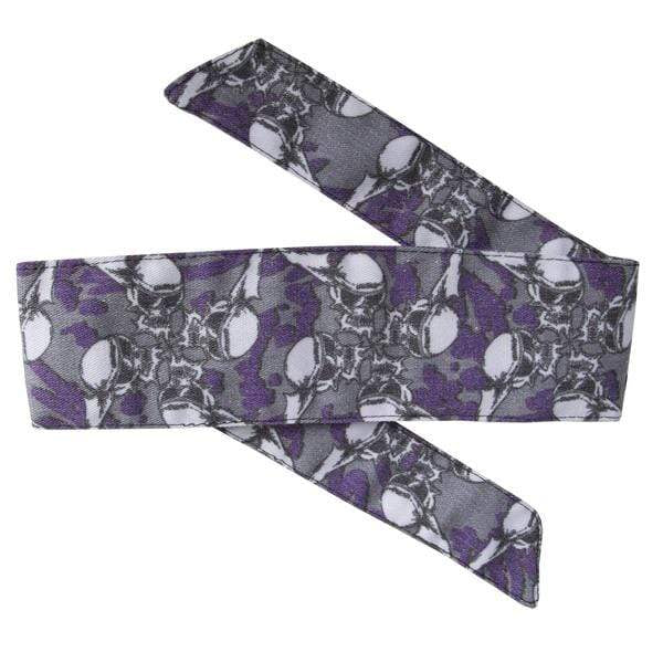 Skulls - Hostilewear Headband - Purple - Eminent Paintball And Airsoft
