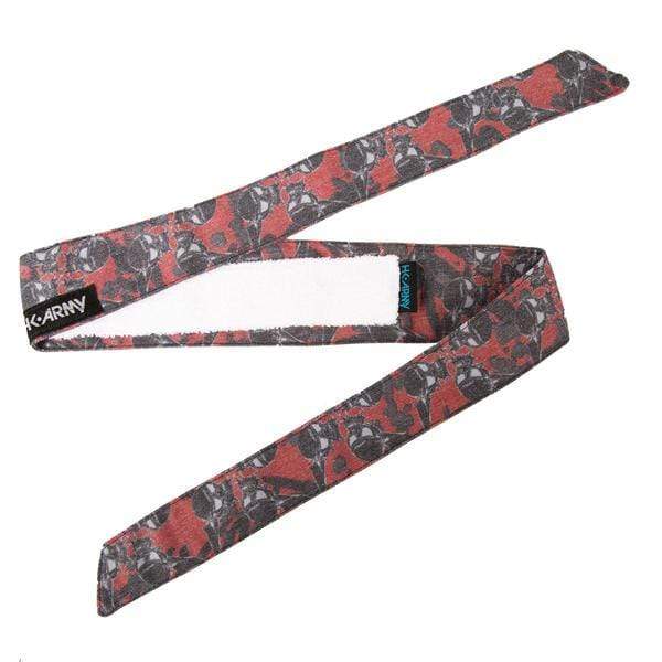 Skulls - Hostilewear Headband - Red/Black - Eminent Paintball And Airsoft