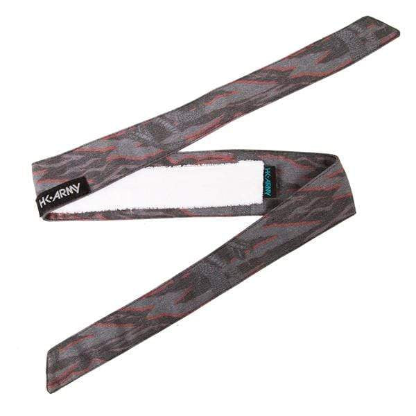 Snakes - Hostilewear Headband - Gray/Red - Eminent Paintball And Airsoft