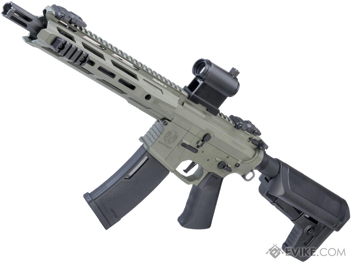 Krytac Full Metal Trident MKII-M CRB Airsoft AEG Rifle (Color: Foliage Green) - Eminent Paintball And Airsoft