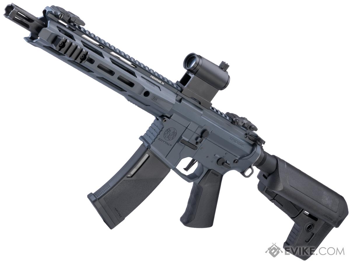 Krytac Full Metal Trident MKII-M CRB Airsoft AEG Rifle (Color: Combat Grey) - Eminent Paintball And Airsoft