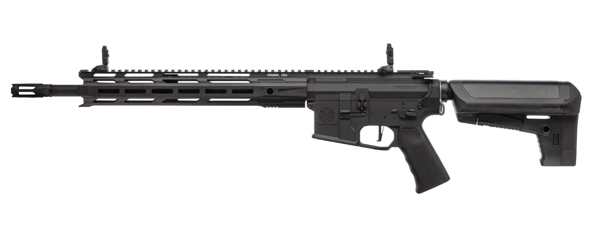 Krytac Full Metal Trident MKII SPR Airsoft AEG Rifle (Color: Black) - Eminent Paintball And Airsoft