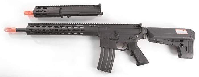  PDW Upper Airsoft AEG Rifle Package (Color: Black) - Eminent Paintball And Airsoft